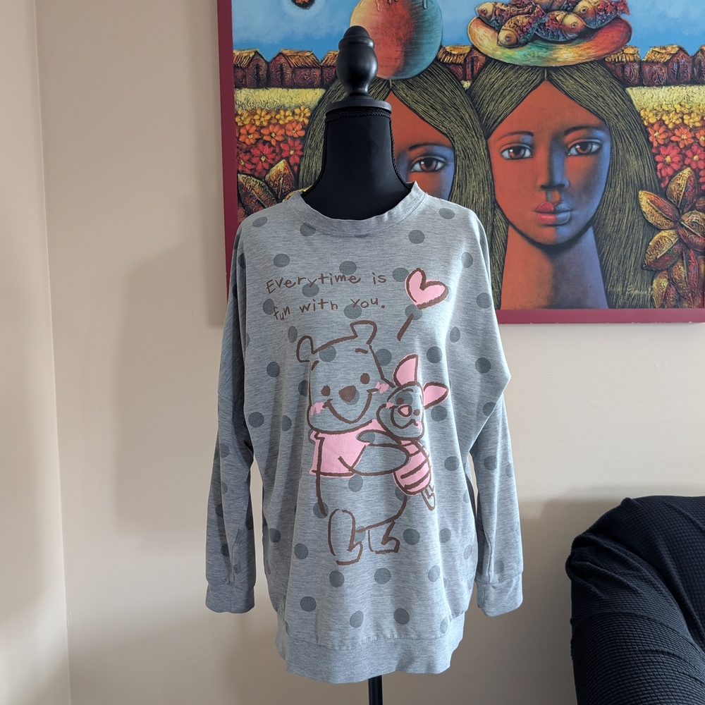 Disney Gray Sweatshirt with Red Tag